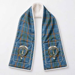Bain Tartan Crest Pocket Scarf - Ultimate Plaid Gift Wrap
