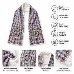 Boswell Tartan Crest Pocket Scarf - Ultimate Plaid Gift Wrap