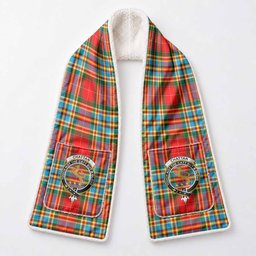 Chattan Tartan Crest Pocket Scarf - Ultimate Plaid Gift Wrap