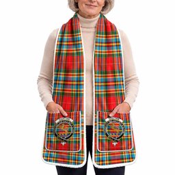 Chattan Tartan Crest Pocket Scarf - Ultimate Plaid Gift Wrap