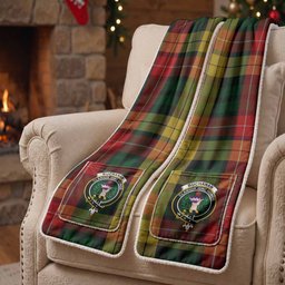 Buchanan Tartan Crest Pocket Scarf - Ultimate Plaid Gift Wrap