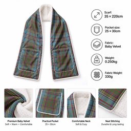 Anderson Tartan Hand-Warmer Pocket Scarf