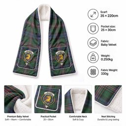 Allison Tartan Crest Pocket Scarf - Ultimate Plaid Gift Wrap