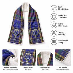 Beattie (Beatty) Tartan Crest Pocket Scarf - Ultimate Plaid Gift Wrap