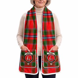 Butter Tartan Crest Pocket Scarf - Ultimate Plaid Gift Wrap