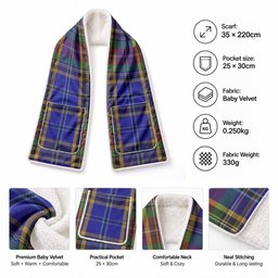 Beattie (Beatty) Tartan Hand-Warmer Pocket Scarf