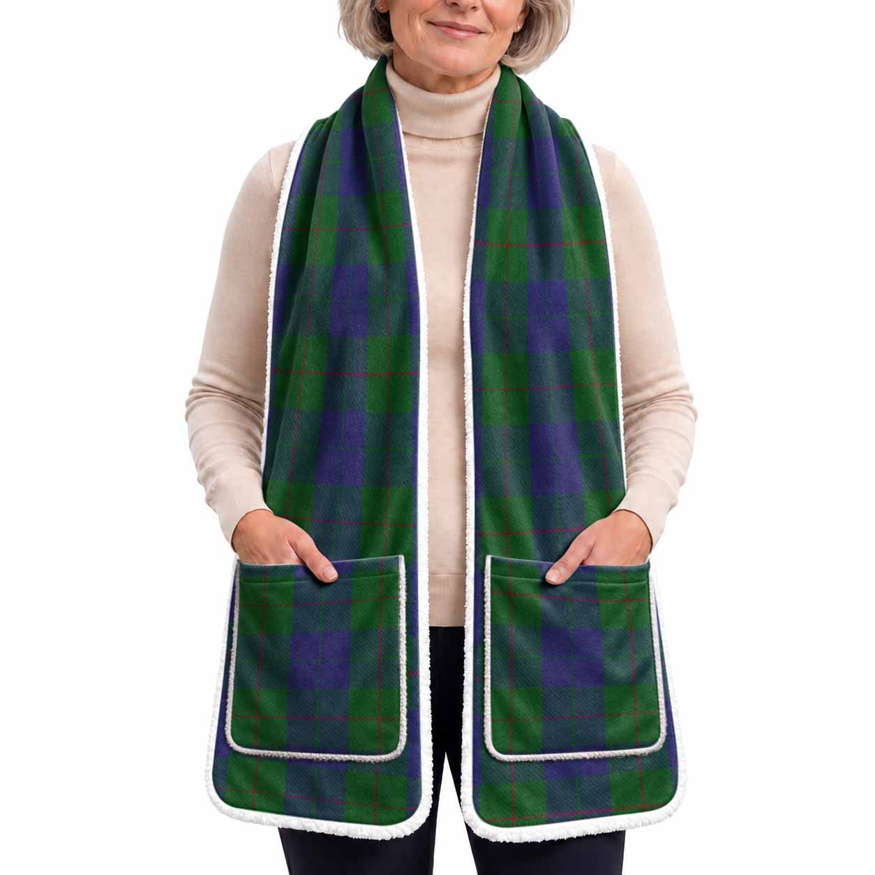 Barclay Tartan Hand-Warmer Pocket Scarf