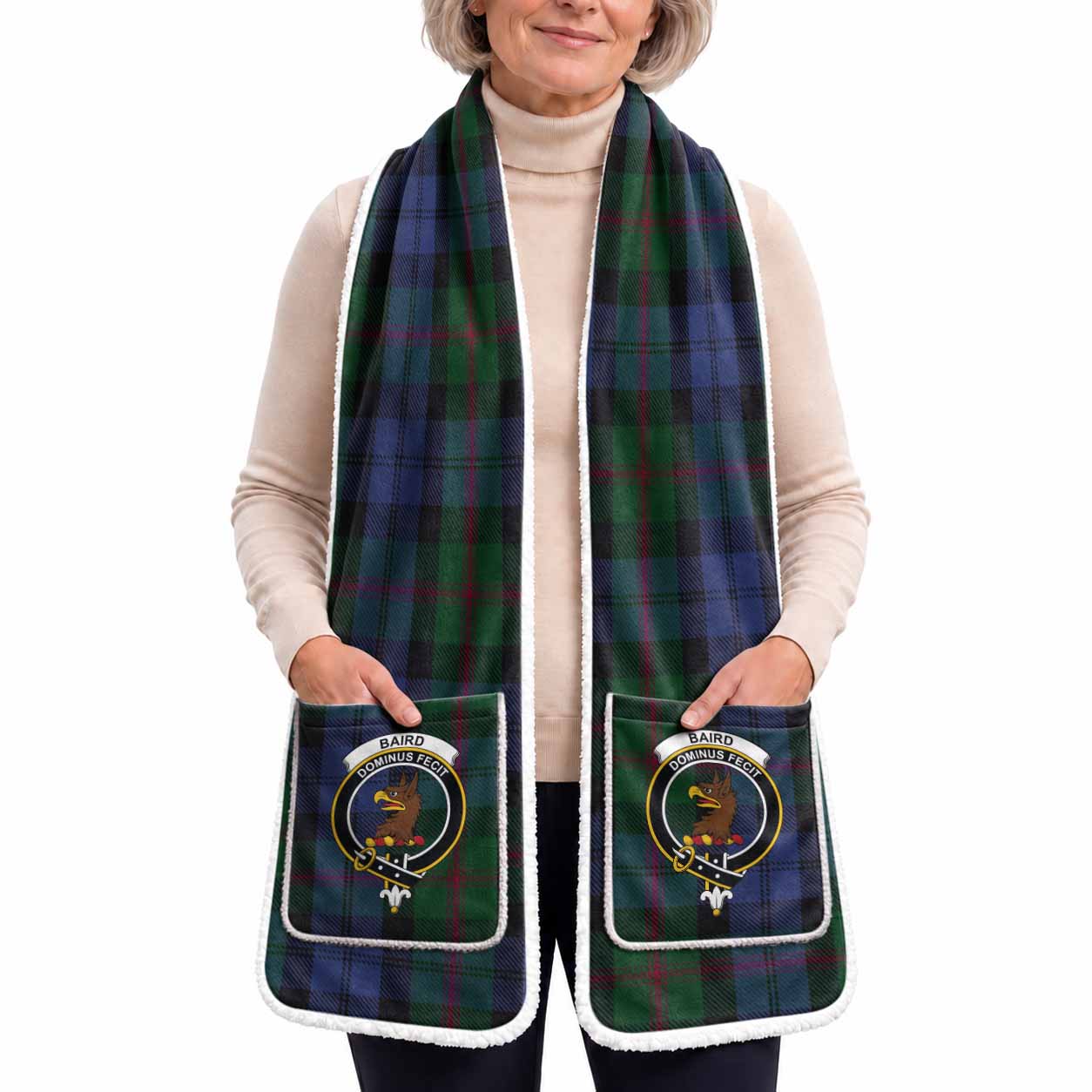 Baird Tartan Crest Pocket Scarf - Ultimate Plaid Gift Wrap