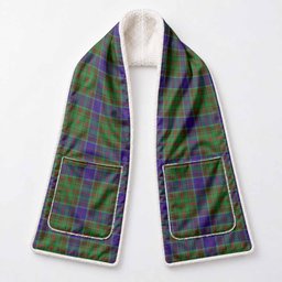 Adam Tartan Hand-Warmer Pocket Scarf