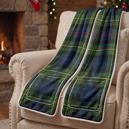 Baillie (Bailey) Tartan Hand-Warmer Pocket Scarf