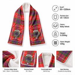 Abernethy Tartan Crest Pocket Scarf - Ultimate Plaid Gift Wrap