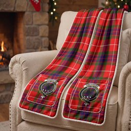 Abernethy Tartan Crest Pocket Scarf - Ultimate Plaid Gift Wrap