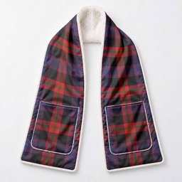 Brown (Broun) Tartan Hand-Warmer Pocket Scarf