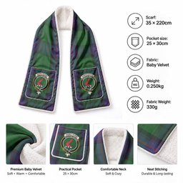 Armstrong Tartan Crest Pocket Scarf - Ultimate Plaid Gift Wrap