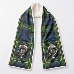 Baillie (Bailey) Tartan Crest Pocket Scarf - Ultimate Plaid Gift Wrap