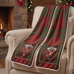 Burns Tartan Crest Pocket Scarf - Ultimate Plaid Gift Wrap