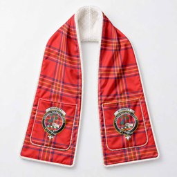 Burnett Tartan Crest Pocket Scarf - Ultimate Plaid Gift Wrap