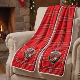 Burnett Tartan Crest Pocket Scarf - Ultimate Plaid Gift Wrap