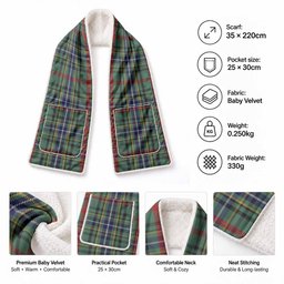 Bisset Tartan Hand-Warmer Pocket Scarf