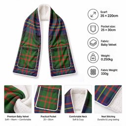 Chalmers Tartan Hand-Warmer Pocket Scarf