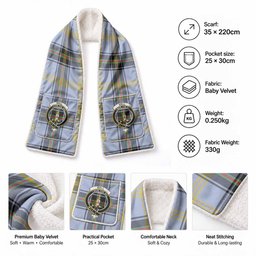 Bell Tartan Crest Pocket Scarf - Ultimate Plaid Gift Wrap