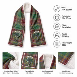 Baxter Tartan Crest Pocket Scarf - Ultimate Plaid Gift Wrap
