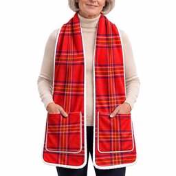 Burnett Tartan Hand-Warmer Pocket Scarf