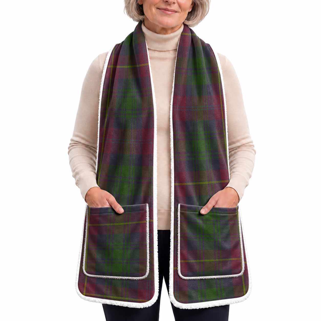 Cairns Tartan Hand-Warmer Pocket Scarf