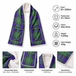 Alexander Tartan Hand-Warmer Pocket Scarf