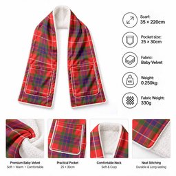 Abernethy Tartan Hand-Warmer Pocket Scarf
