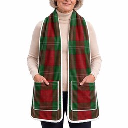 Lennox Tartan Hand-Warmer Pocket Scarf