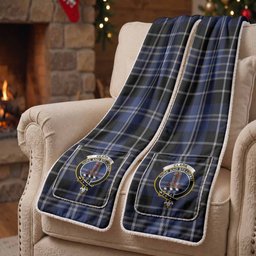 Clark (Clarke) Tartan Crest Pocket Scarf - Ultimate Plaid Gift Wrap