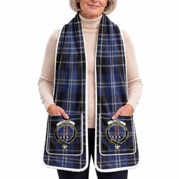 Clark (Clarke) Tartan Crest Pocket Scarf - Ultimate Plaid Gift Wrap