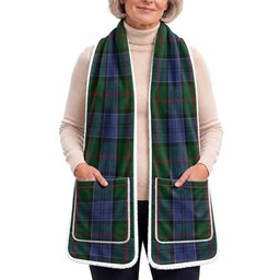 Colquhoun Tartan Hand-Warmer Pocket Scarf