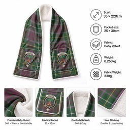 Crosbie Tartan Crest Pocket Scarf - Ultimate Plaid Gift Wrap