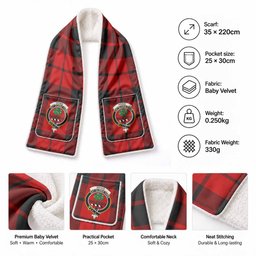 Hogg (Hog) Tartan Crest Pocket Scarf - Ultimate Plaid Gift Wrap