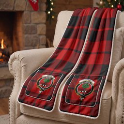 Hogg (Hog) Tartan Crest Pocket Scarf - Ultimate Plaid Gift Wrap