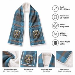 Garden (Gardyne) Tartan Crest Pocket Scarf - Ultimate Plaid Gift Wrap