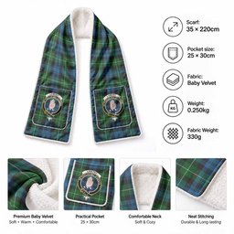 Lamont Tartan Crest Pocket Scarf - Ultimate Plaid Gift Wrap