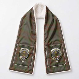 Gray Tartan Crest Pocket Scarf - Ultimate Plaid Gift Wrap