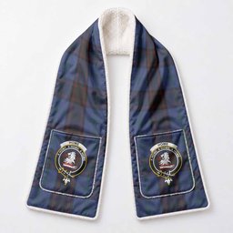 Home (Hume) Tartan Crest Pocket Scarf - Ultimate Plaid Gift Wrap