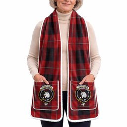 Cunningham Tartan Crest Pocket Scarf - Ultimate Plaid Gift Wrap