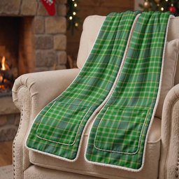 Currie Tartan Hand-Warmer Pocket Scarf