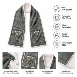 Craig Tartan Crest Pocket Scarf - Ultimate Plaid Gift Wrap