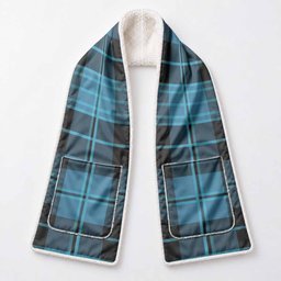 Clergy Tartan Hand-Warmer Pocket Scarf