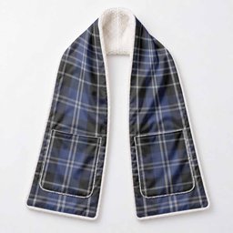 Clark (Clarke) Tartan Hand-Warmer Pocket Scarf