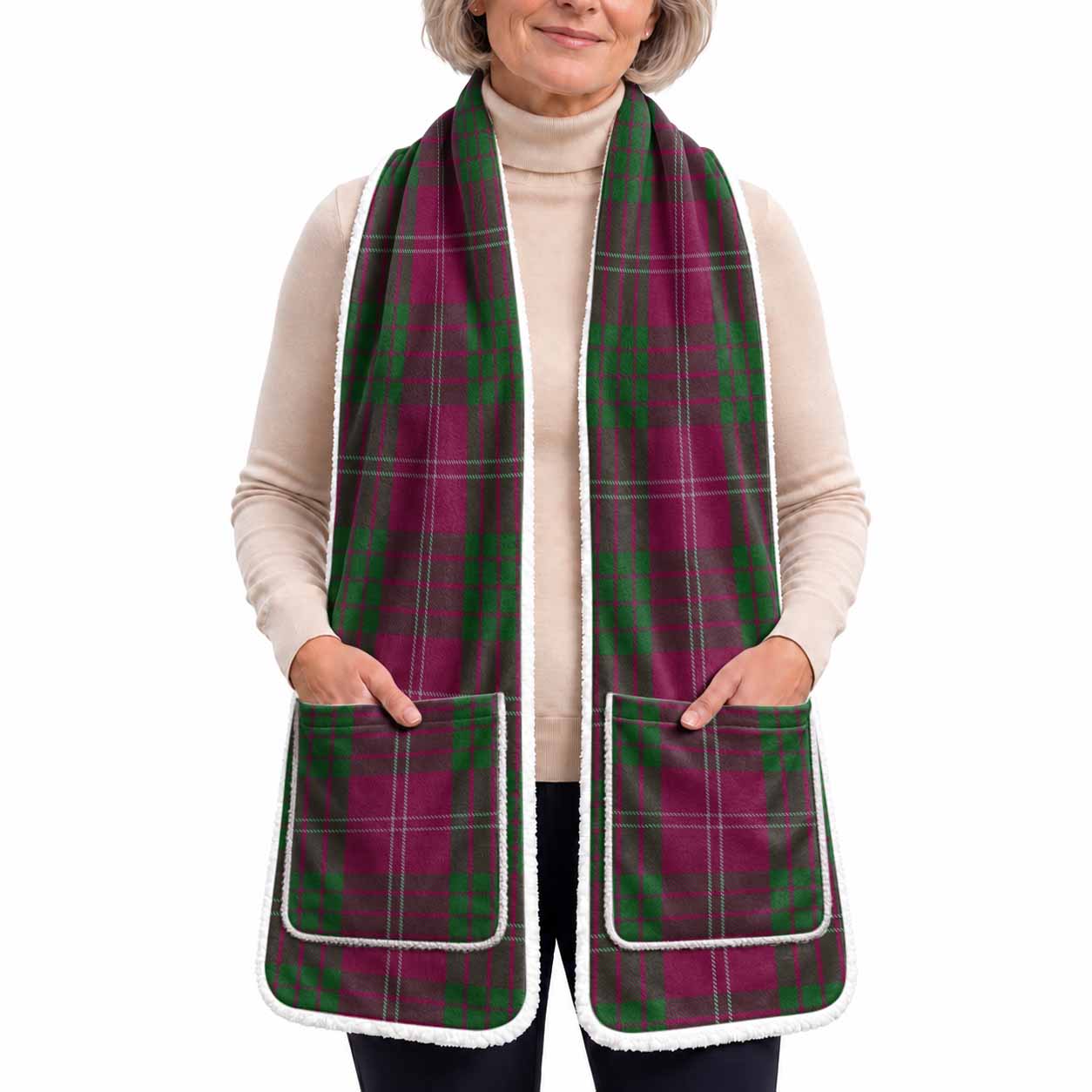 Crawford Tartan Hand-Warmer Pocket Scarf