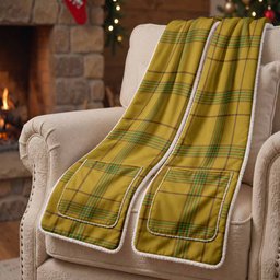 Houston Tartan Hand-Warmer Pocket Scarf