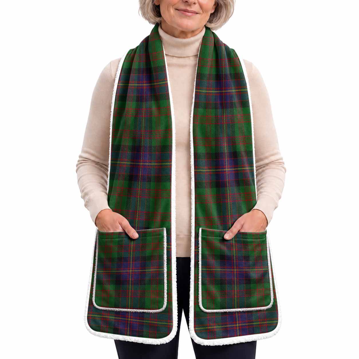 Cochrane Tartan Hand-Warmer Pocket Scarf