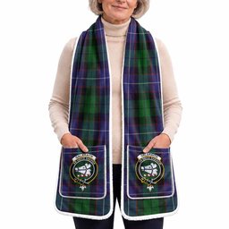 Galbraith Tartan Crest Pocket Scarf - Ultimate Plaid Gift Wrap